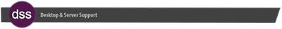 Desktop & Server Support page banner