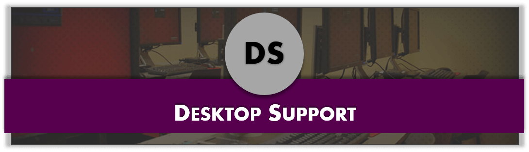 Desktop Support page banner