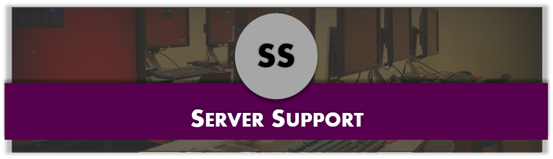 Server Support Page Banner