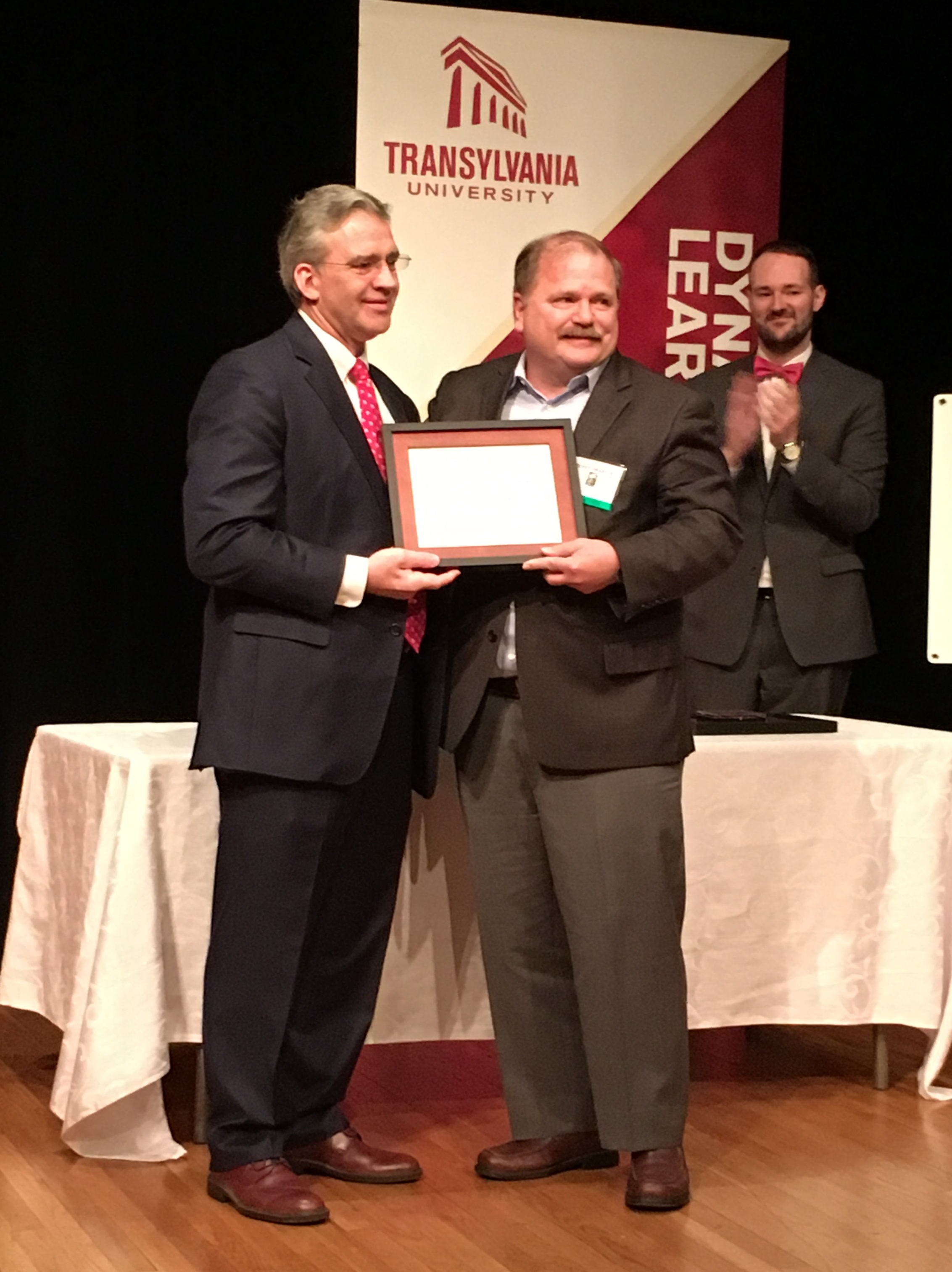 Grant receives high honor from Transylvania University
