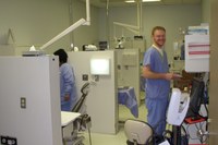 Image of student working in clinic - University of Louisville School of Dentistry