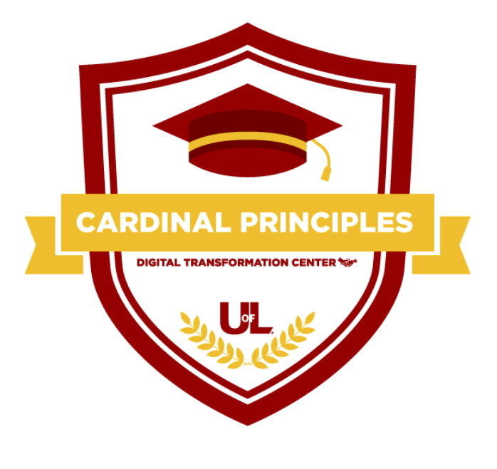 cardinal principles certification badge