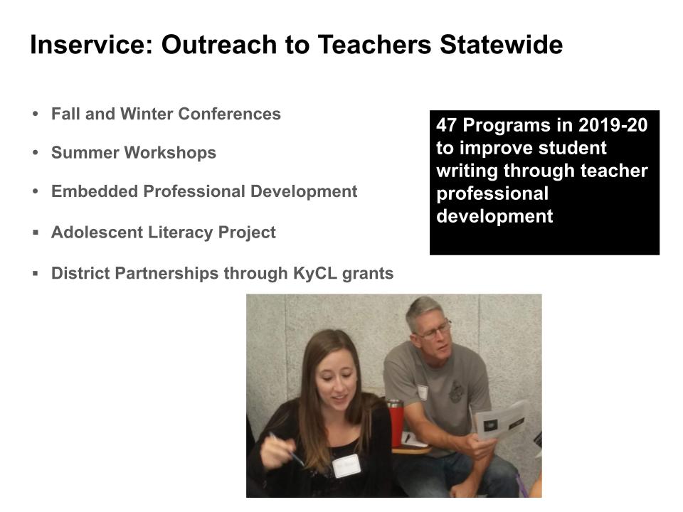 Inservice: Outreach to Teachers Statewide