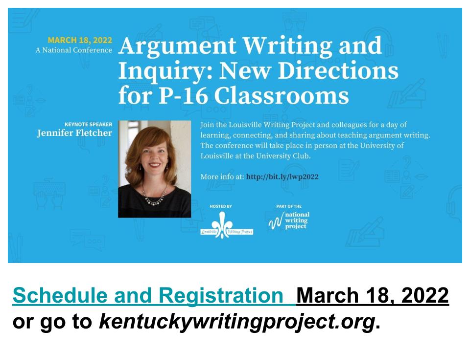 Arguement Writing and Inquiry