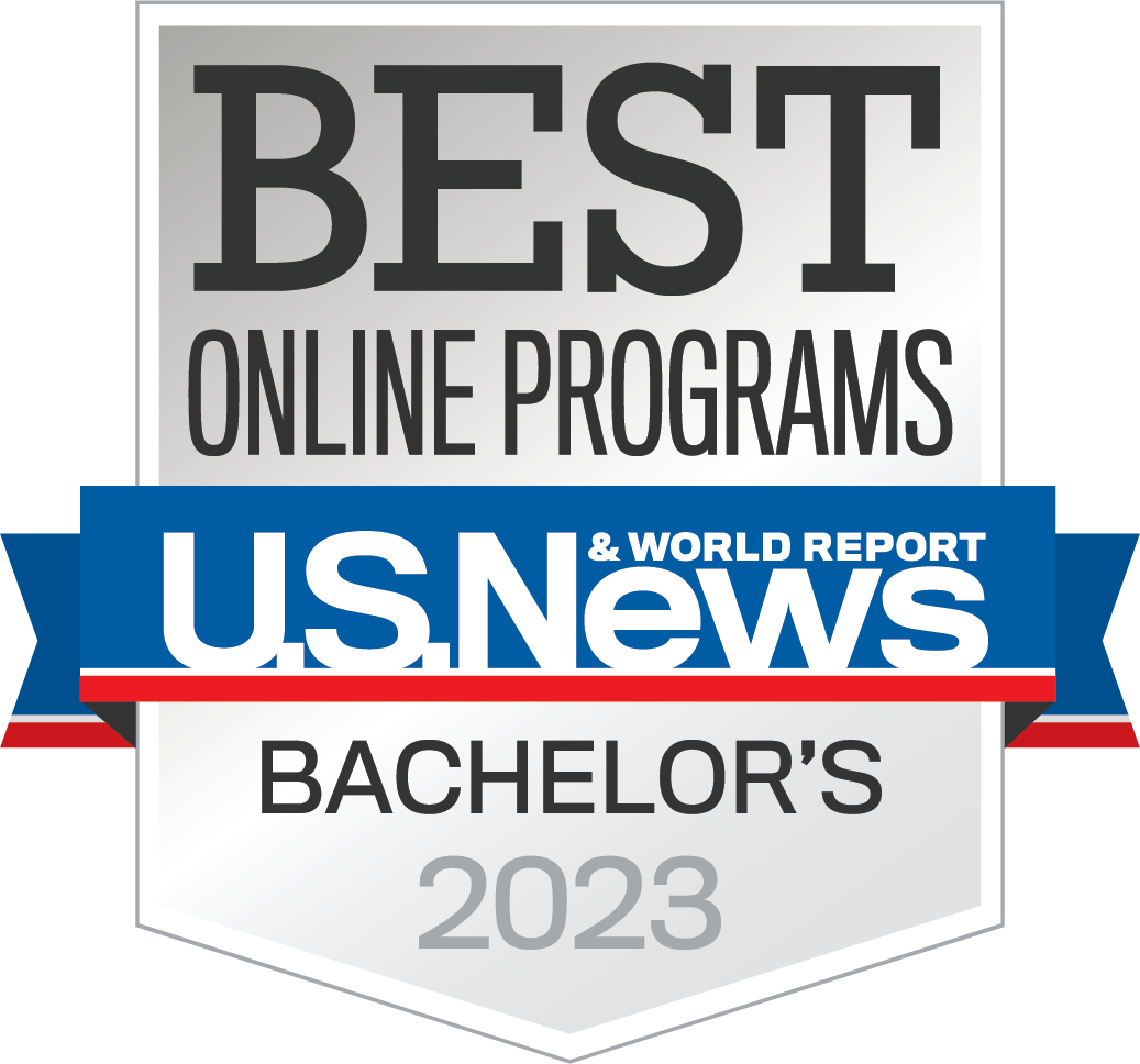 US News Online Bachelors Education badge