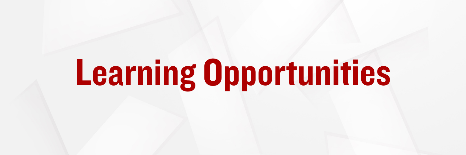 Learning Opportunities Banner
