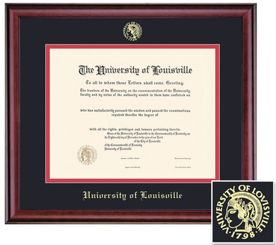 Picture of a diploma frame
