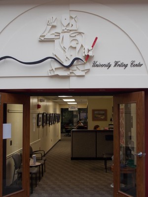 Entrance of UofL Writing Center