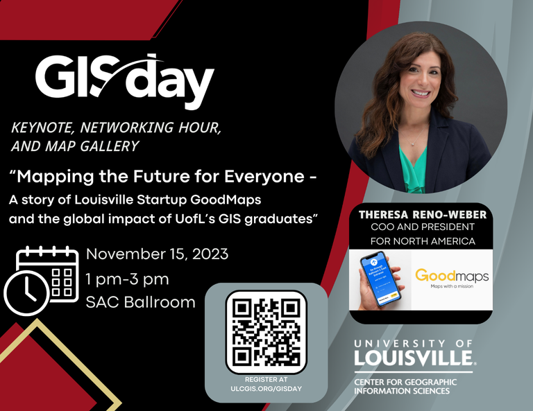 Mark your calendars this fall for GIS Day 2023 Nov 15, 1PM 3PM SAC