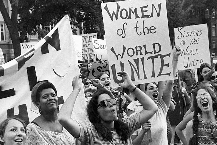 Women protesting