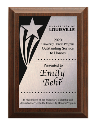 Outstanding Service to Honors - Emily