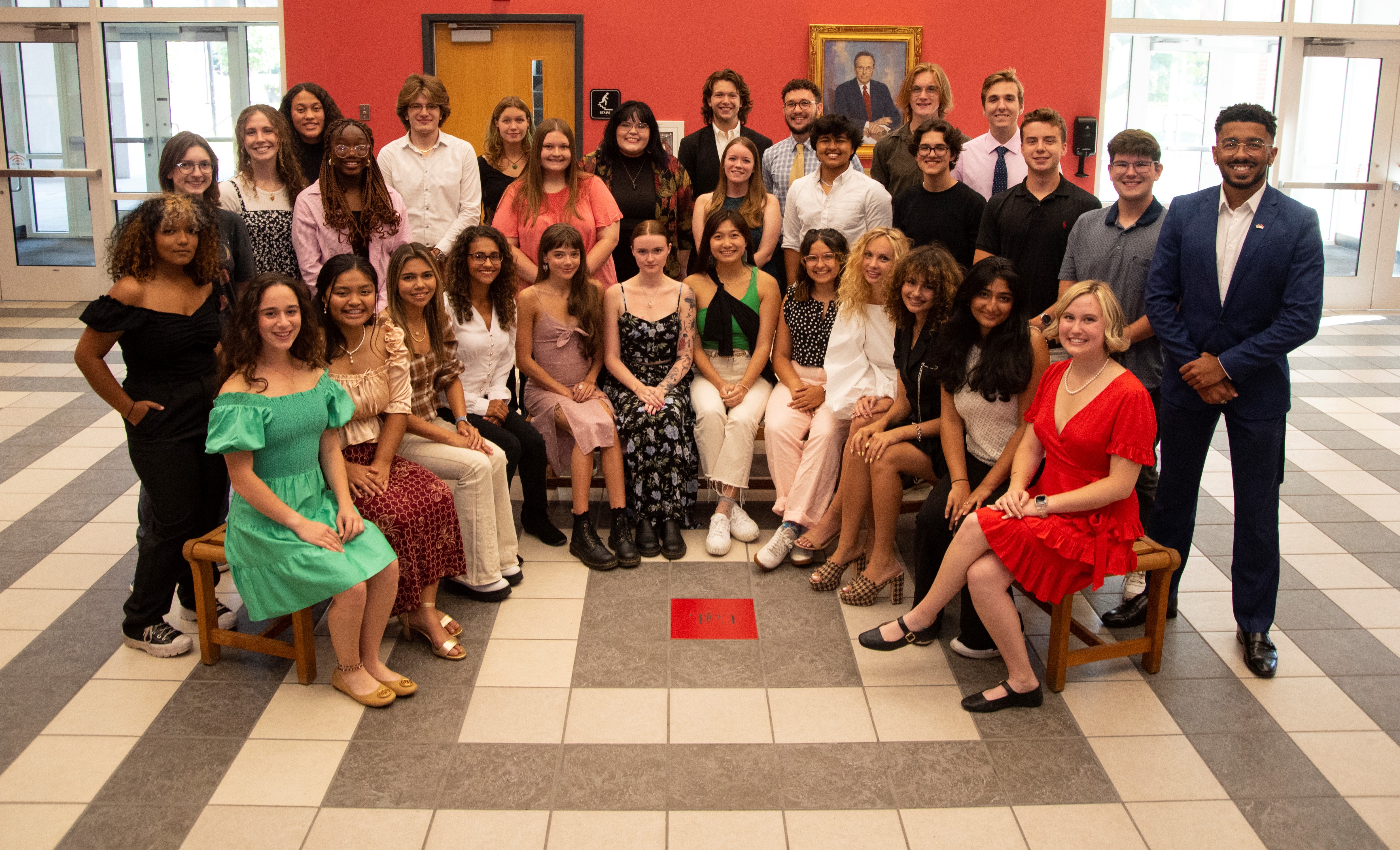A photograph of the Brown Fellow scholarship recipients. 
