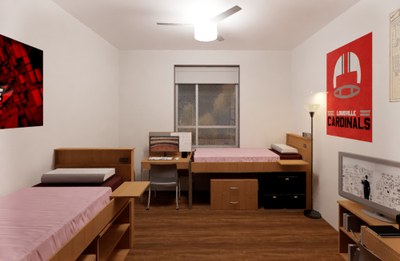 double room in new hall