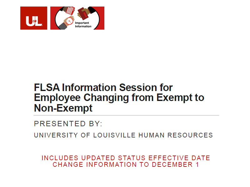 Link to updated FLSA presentation