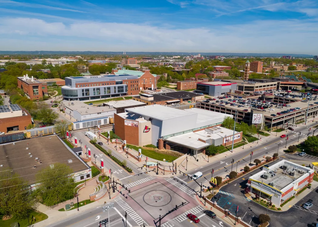 Campus looking northwest
