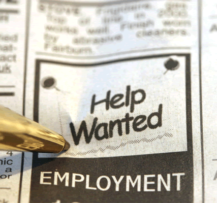A Help Wanted Employment Ad