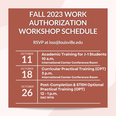 Fall 2023 Work Authorization Workshop Schedule 2