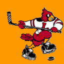 Hockey Playing Cardinal