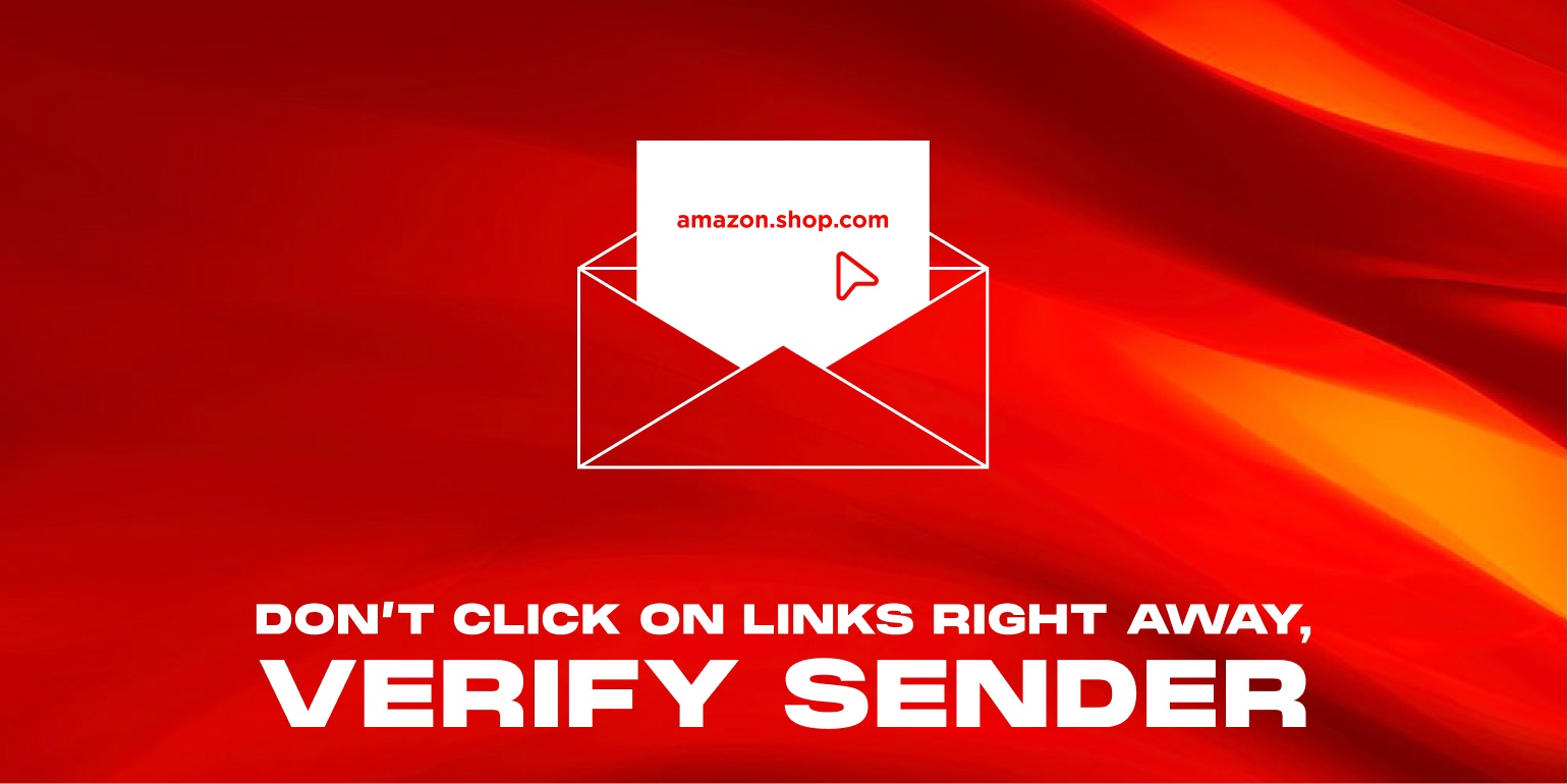 don't clock on links right away, verify sender