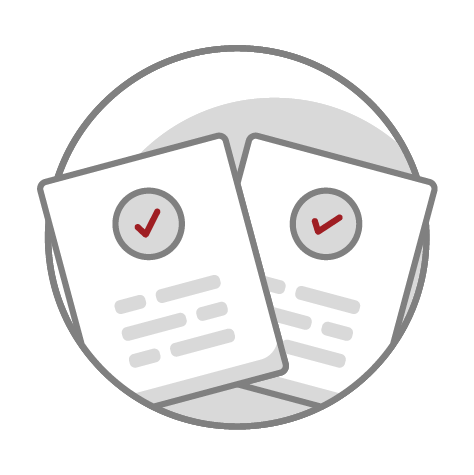 working remotely policies and procedures icon