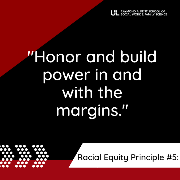 Racial Equity Principle 5