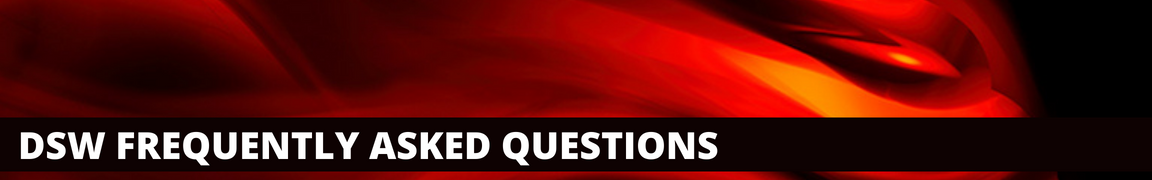 DSW FAQ Banner