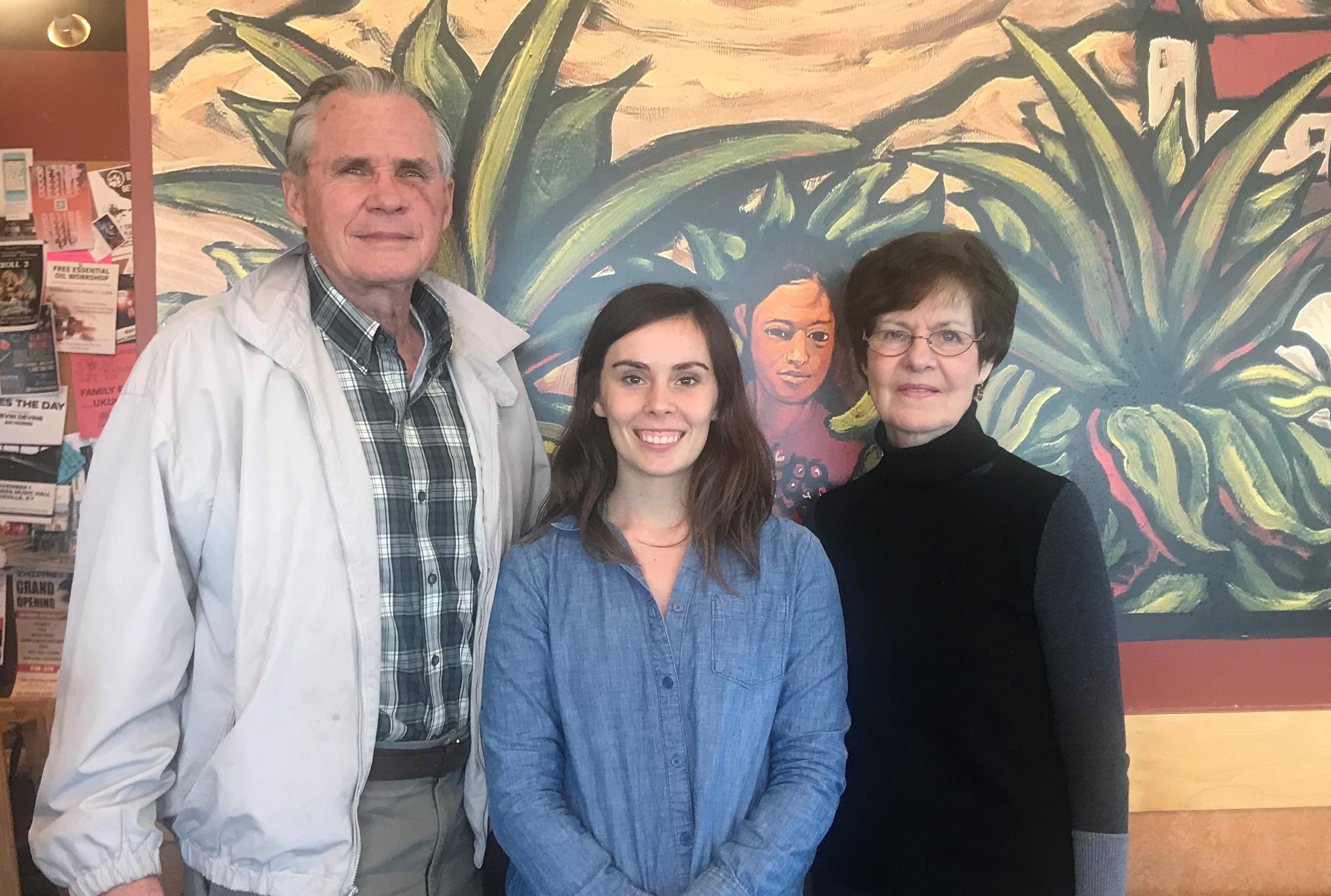 Julia Lehr and Joe and Carolyn Brown