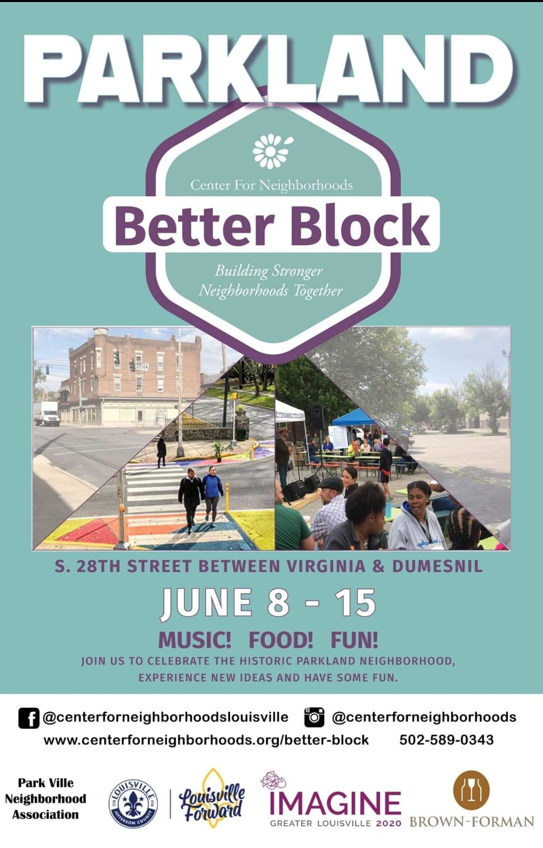 Better Block Event flyer