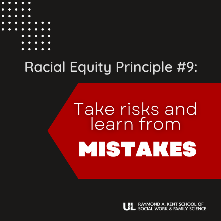 Racial Equity Principle 9