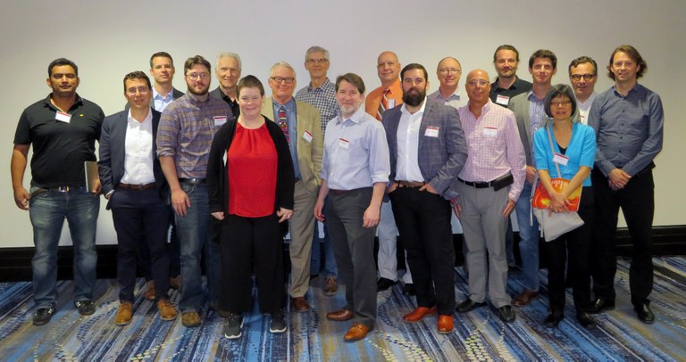 Group photo of the KSCHIRT 2019 session chairpeople and speakers
