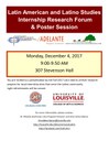 Latin American and Latino Studies Fall Internship Research Forum & Poster Session