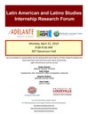 Latin American and Latino Studies Spring Internship Research Forum