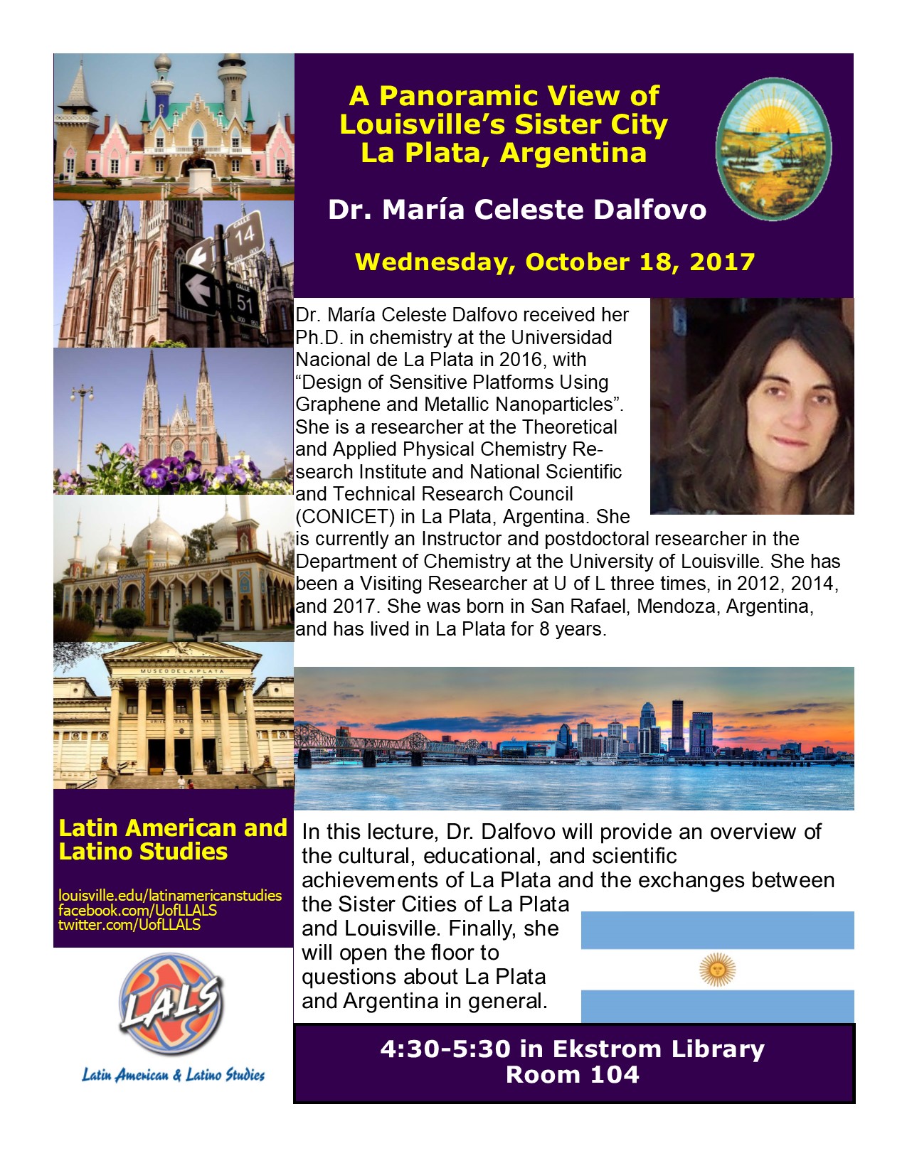 Louisville's Sister City La Plata, Argentina: A Panoramic View of its History, Artistic and Scientific Contributions, and Cultural and Educational Exchanges