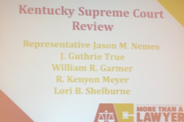 Kentucky Supreme Court Slide