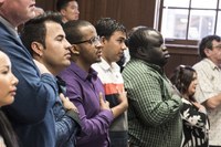 Brandeis Law hosts naturalization ceremony for 29 new U.S. citizens