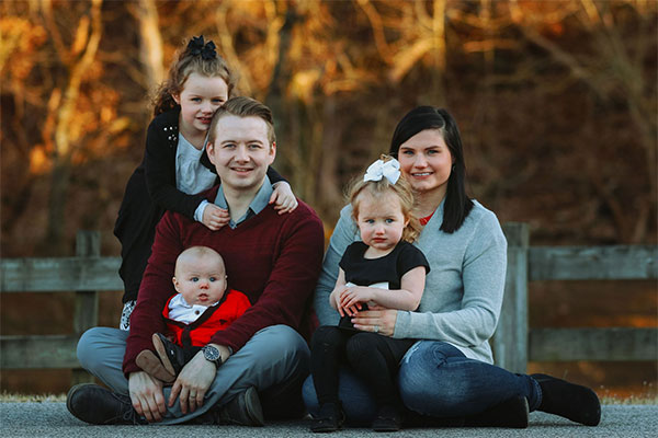 Chad Eisenback and family 2019