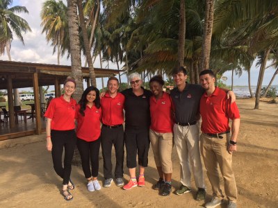 Brandeis Law students and Professor Shelley Santry in Belize March 2018