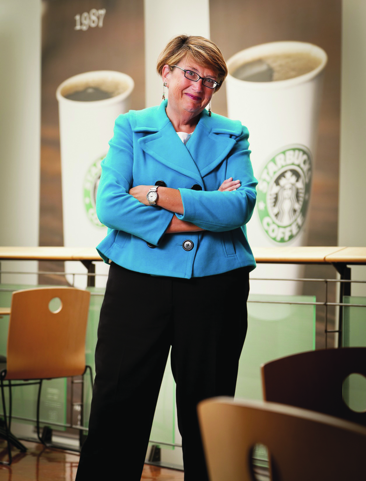 Lucy Helm ('82) named to top HR post at Starbucks