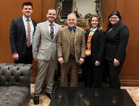 National moot court team advances, one of just 26 teams in U.S. to do so