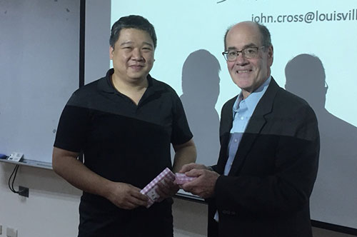 Prof. John Cross presents at international law conference in Taiwan