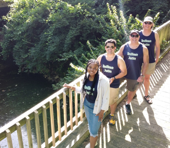 Resilience Justice Fellows with Tony Arnold 2024