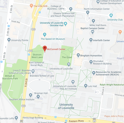 Map to McConnell Center