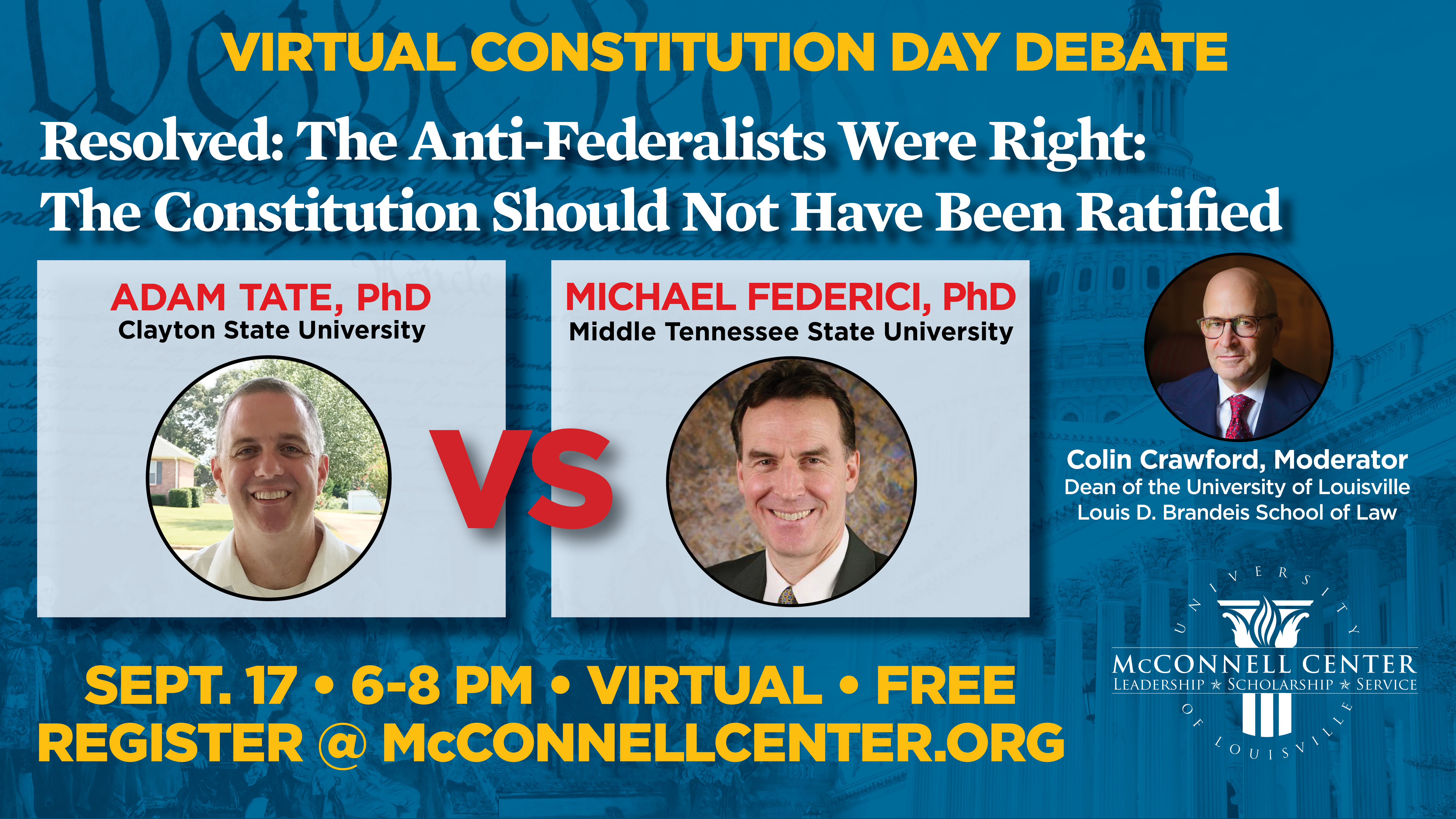 2020 Constitution Day Debate