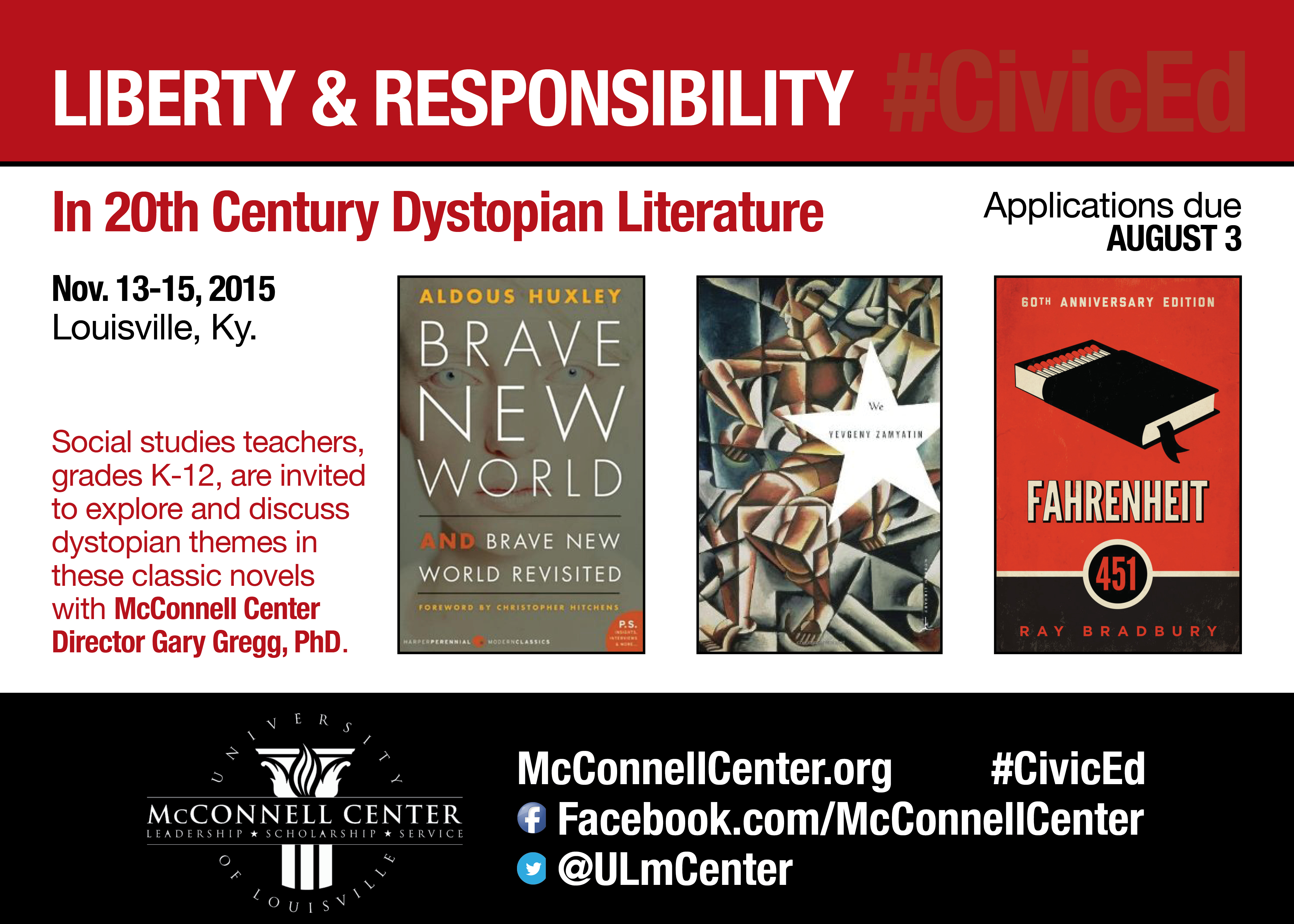 CIVICS: Professional development conference on 20th Century dystopian literature