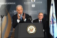 Country's best days are ahead, Biden tells UofL audience