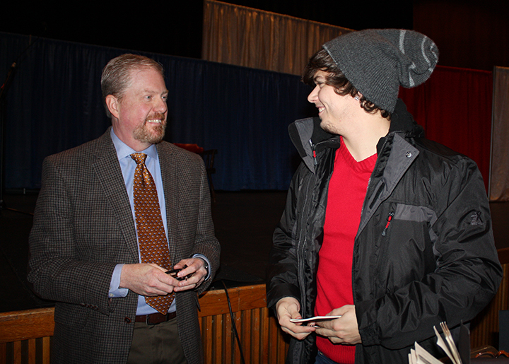 Gregg leads civic symposium at alma mater