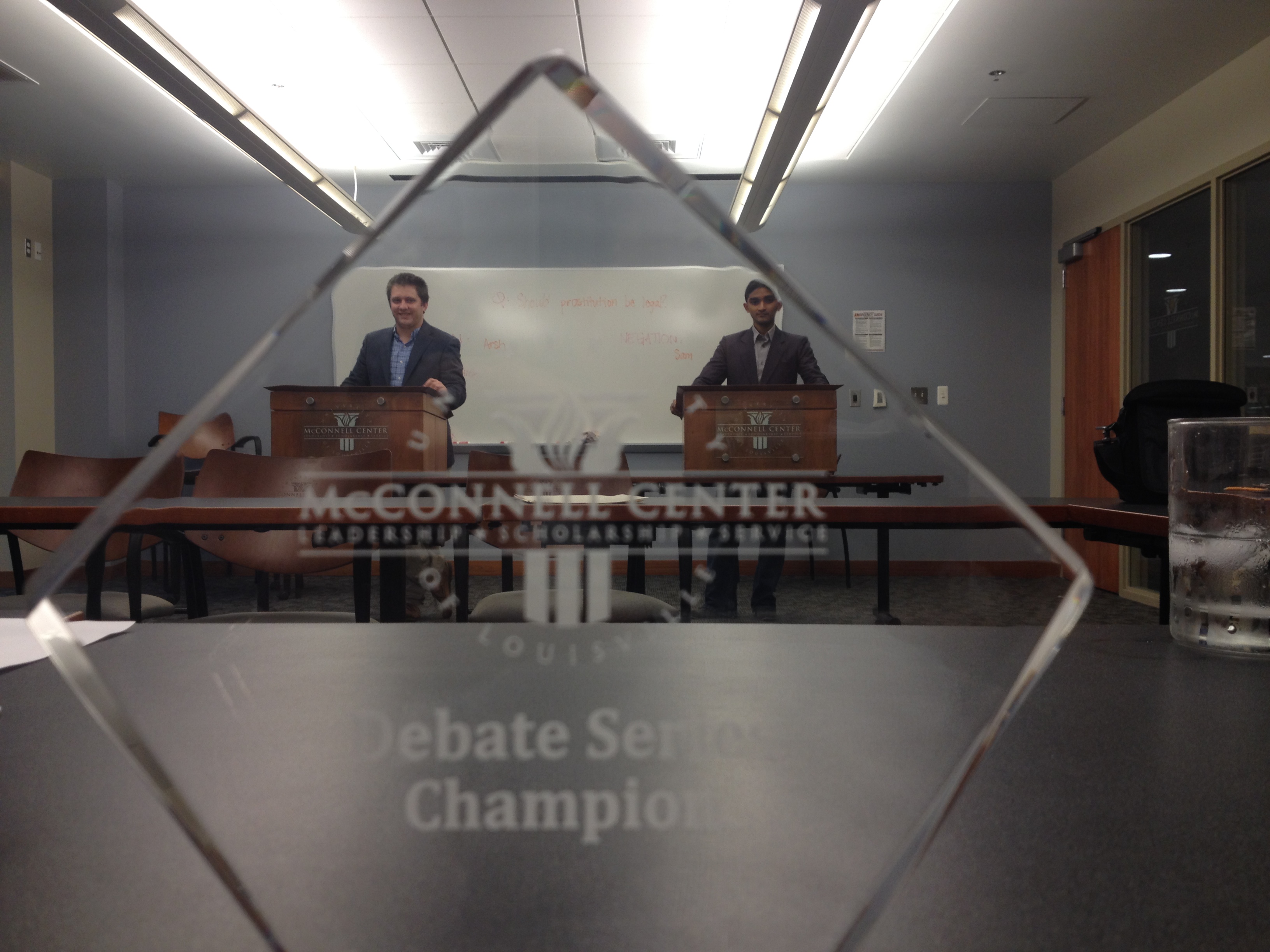 Haque named McConnell Center 'Debate Series Champion'