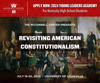 McConnell Center announces 2024 Young Leaders Academy
