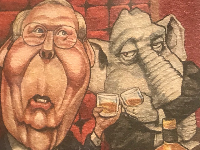 New exhibit features timeline, spoofs of Senator McConnell’s political career