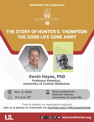 Public Lecture - The Story of Hunter S. Thompson: The Good Life Gone Awry